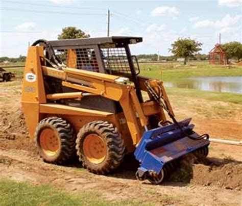 skid steer trench filler|skid steer trench backfiller.